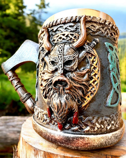 Vikingekop Ragnar's Horn - med mulighed for gravering som gave, 250 ml