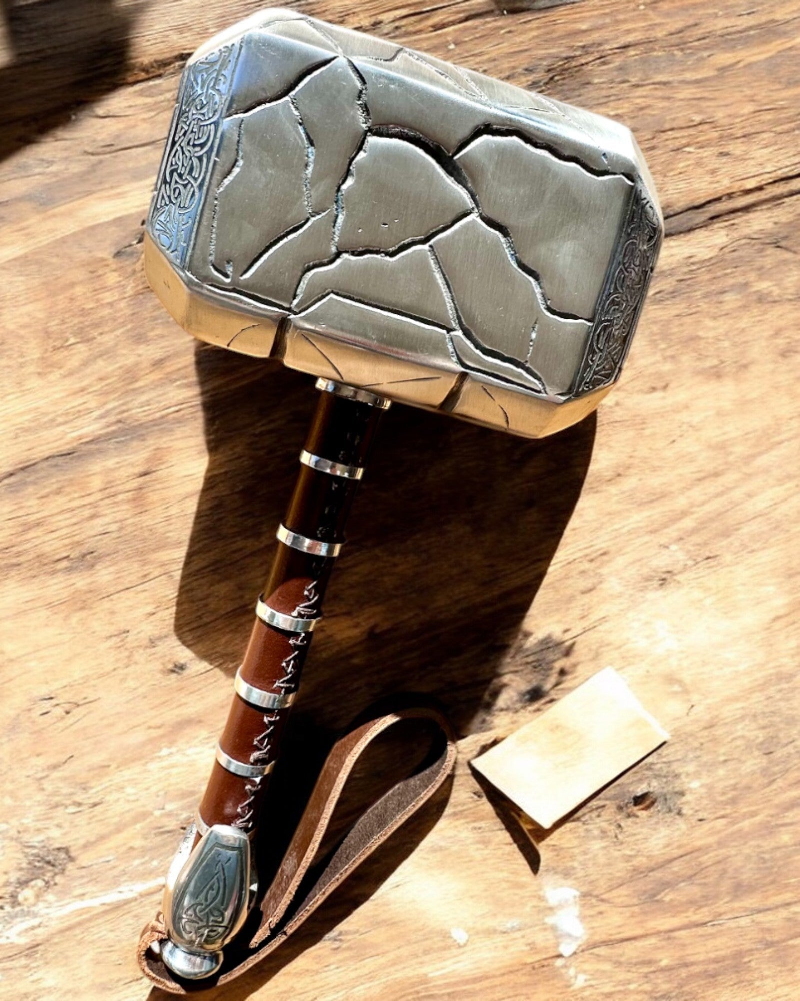 Thor's Hammer "Chief" - Håndlavet Håndværk Hammer, personliggørelse med gravering til gave