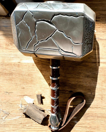 Thor's Hammer "Chief" - Håndlavet Håndværk Hammer, personliggørelse med gravering til gave