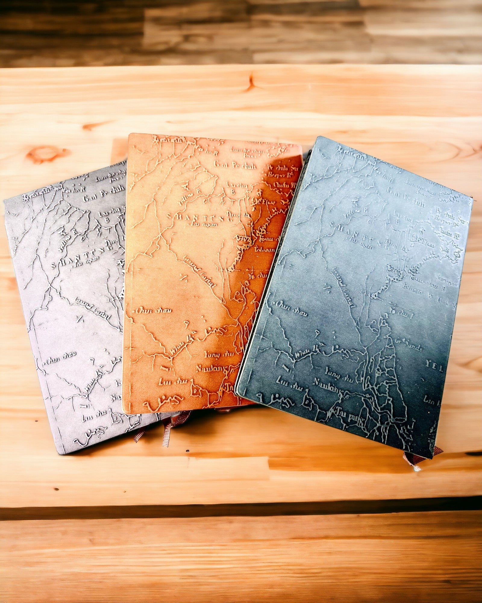 Notebooks med maritimt tema "Nautica" med mulighed for personliggørelse med gravering, som gave