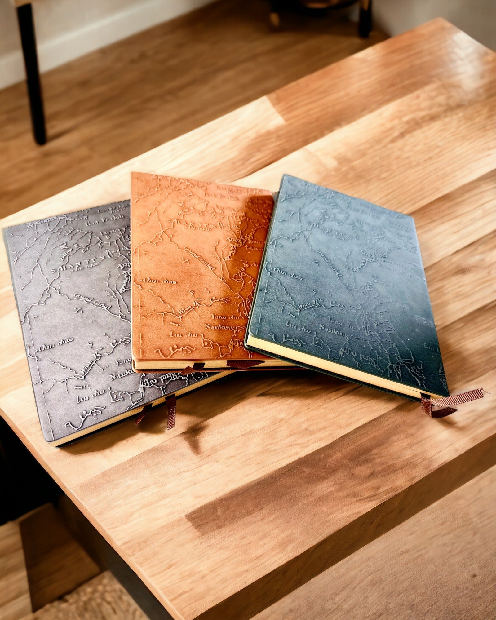 Notebooks med maritimt tema "Nautica" med mulighed for personliggørelse med gravering, som gave