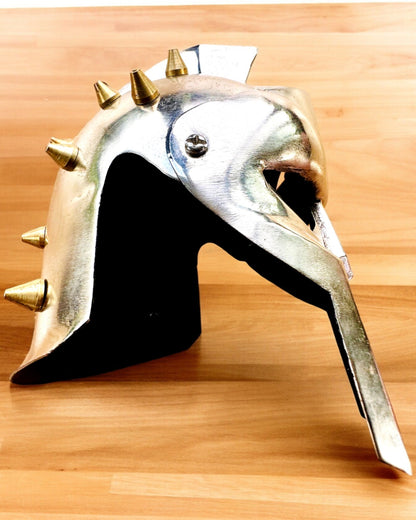 Gladiator Maske Ridderskabel "Sparta" - mulighed for personalisering med gravering