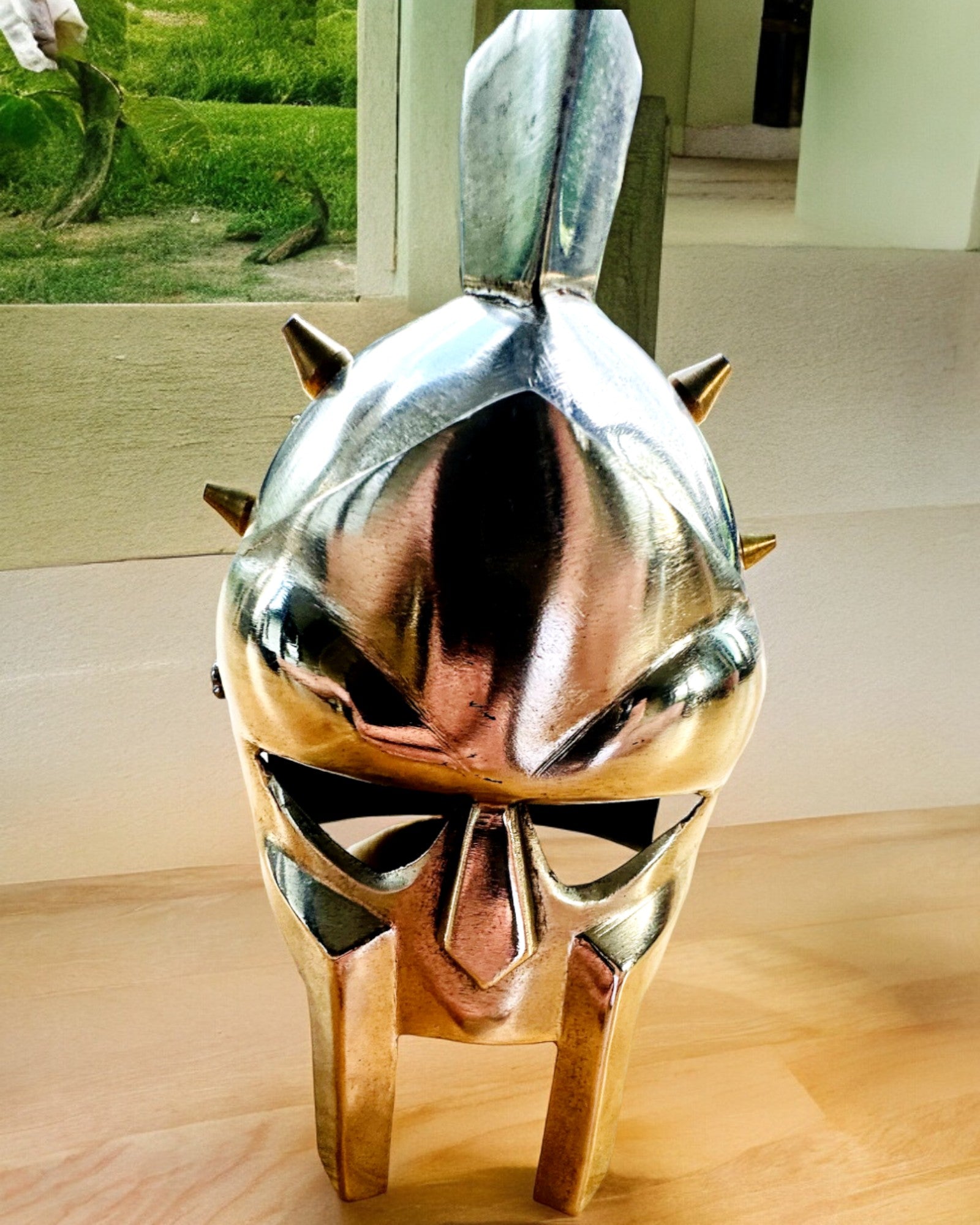 Gladiator Maske Ridderskabel "Sparta" - mulighed for personalisering med gravering